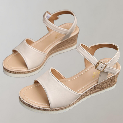 Elarova | Orthopädische Sandalen Damen | Bequeme Sandalen mit Plateau