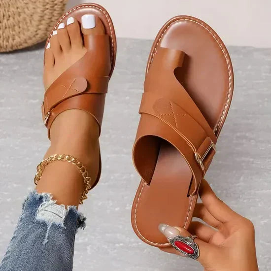 Elarova | Orthopädische Sandalen aus Hochwertigem Leder