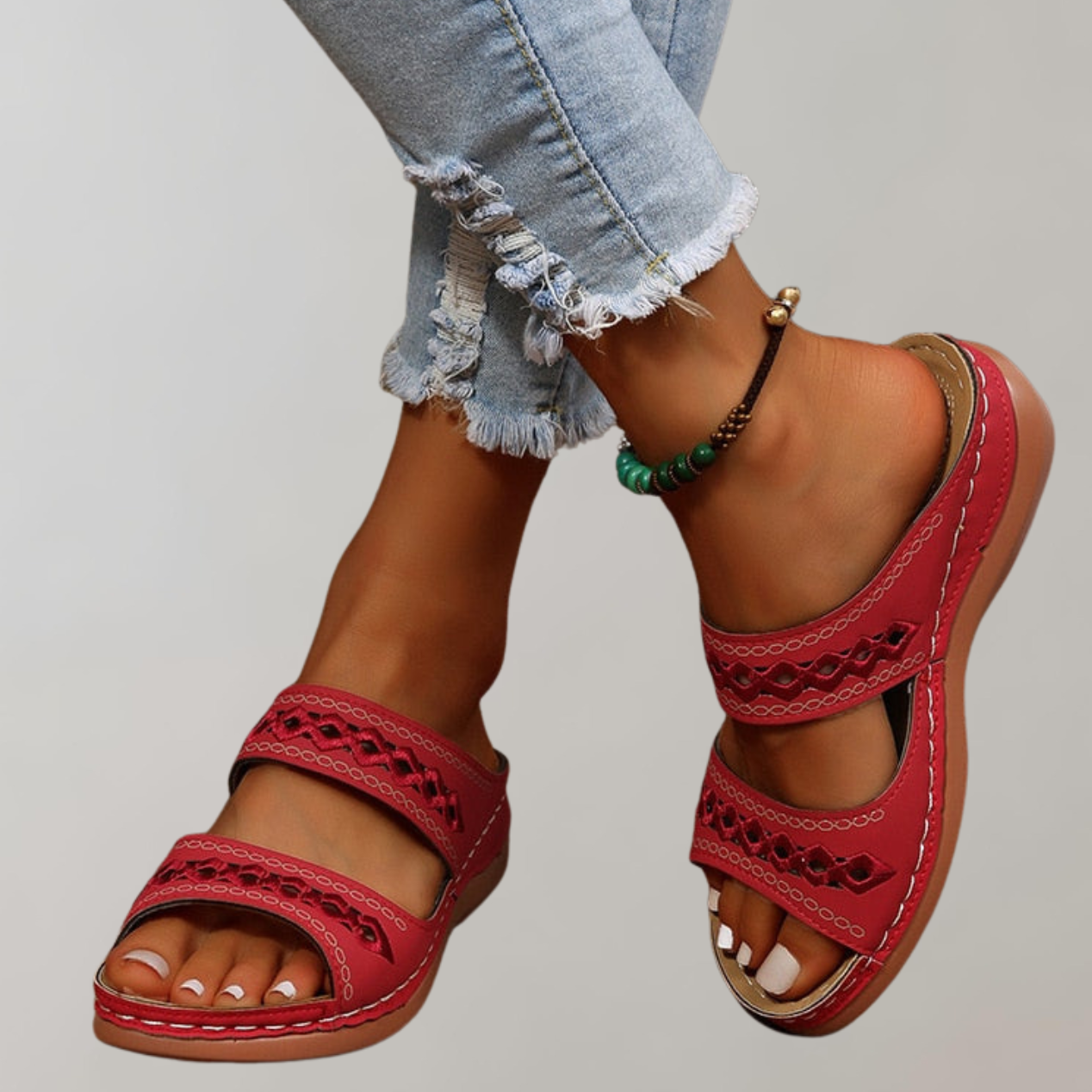 Elarova | Orthopädische Sandalen für Damen | Sandalen damen bequem | Sommer Sandalen Damen