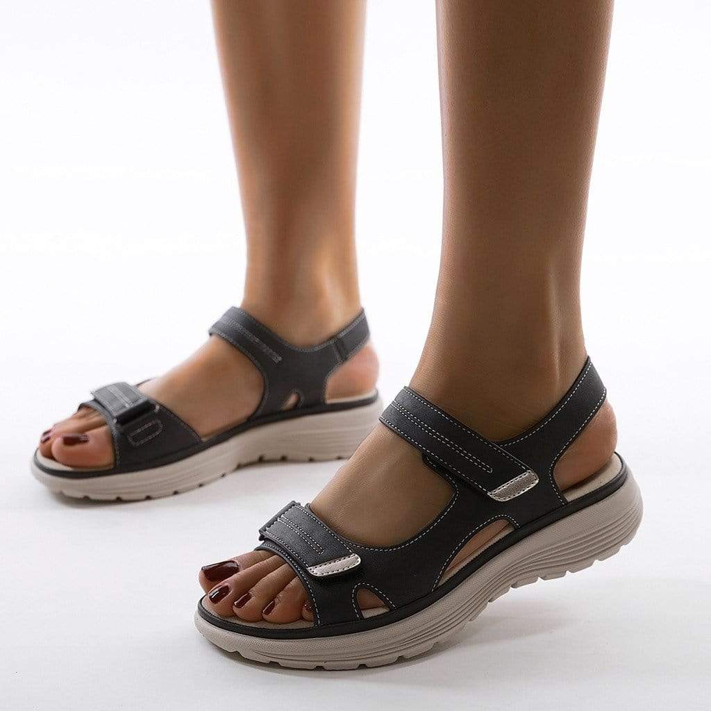 Elarova | Orthopädische Sandalen für Damen – verstellbare Riemen für optimalen Komfort