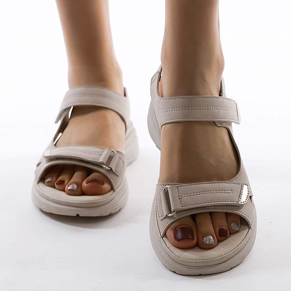 Elarova | Orthopädische Sandalen für Damen – verstellbare Riemen für optimalen Komfort
