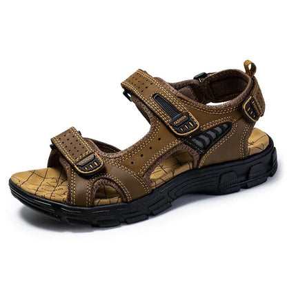 Elarova | Orthopädische Sandalen für Männer | Mit Riemen