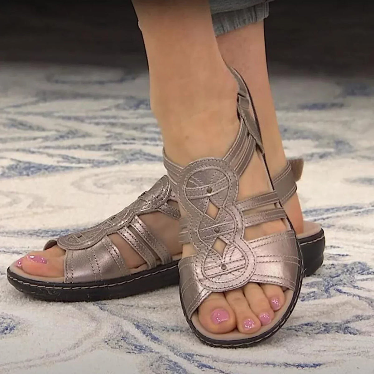 Elarova | Orthopädische Sandalen mit Fußgewölbeunterstützung