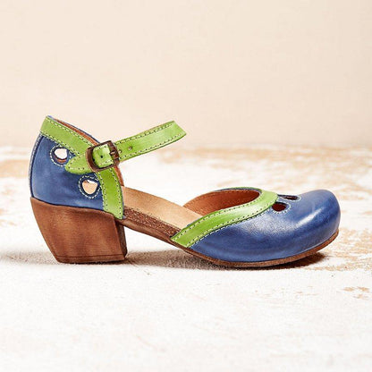 Elarova | Orthopädische Sandalen mit Niedrigem Absatz