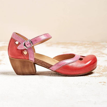 Elarova | Orthopädische Sandalen mit Niedrigem Absatz