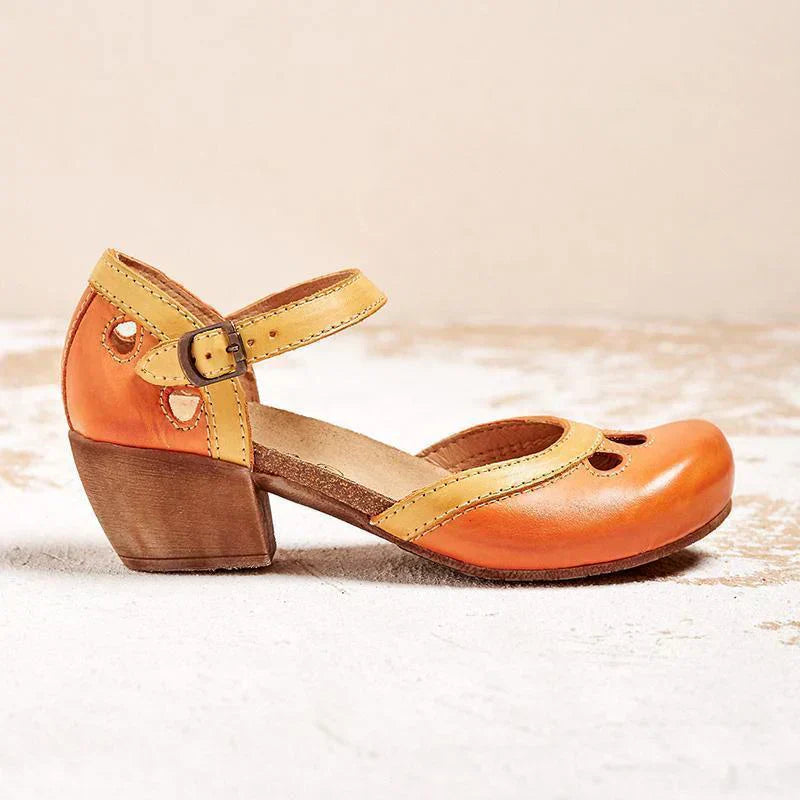 Elarova | Orthopädische Sandalen mit Niedrigem Absatz