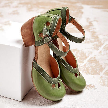 Elarova | Orthopädische Sandalen mit Niedrigem Absatz