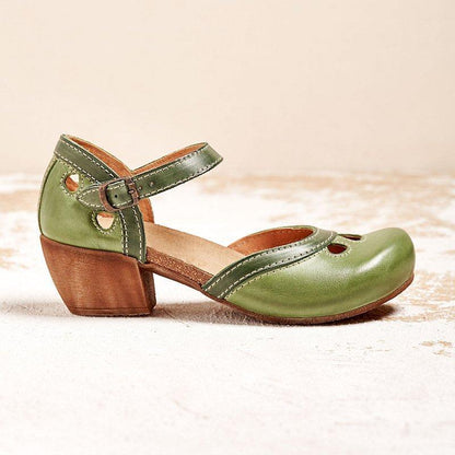 Elarova | Orthopädische Sandalen mit Niedrigem Absatz