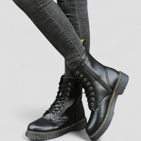 Elarova | Orthopädische Schnürstiefeletten für Damen, lässiger Komfort-Stil