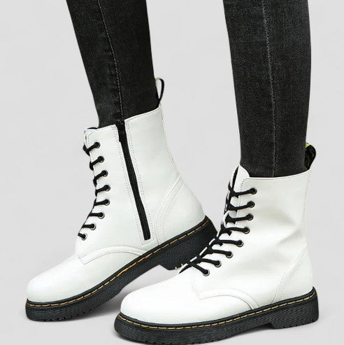 Elarova | Orthopädische Schnürstiefeletten für Damen, lässiger Komfort-Stil