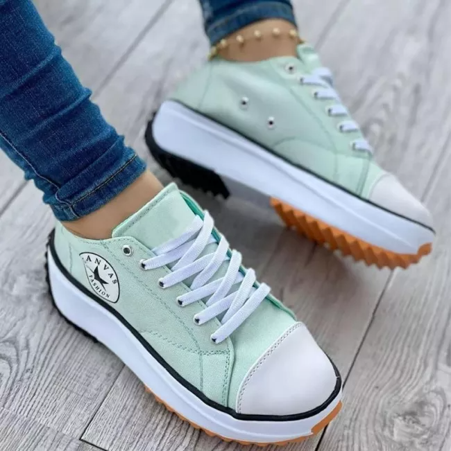 Elarova | Orthopädische Schuhe, Schnürsenkel, dicke Sohle