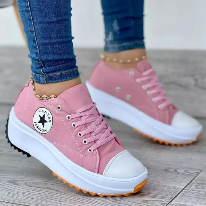 Elarova | Orthopädische Schuhe, Schnürsenkel, dicke Sohle