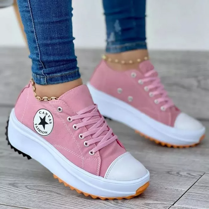 Elarova | Orthopädische Schuhe, Schnürsenkel, dicke Sohle
