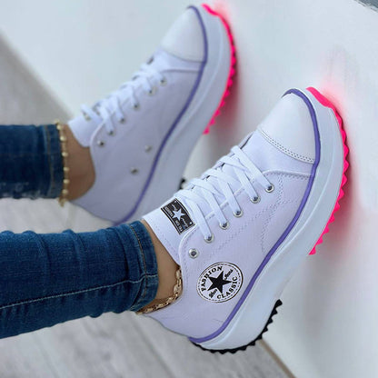 Elarova | Orthopädische Schuhe, Schnürsenkel, dicke Sohle