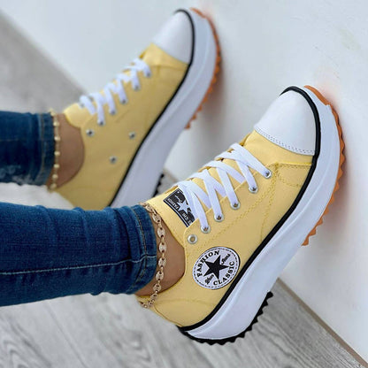 Elarova | Orthopädische Schuhe, Schnürsenkel, dicke Sohle
