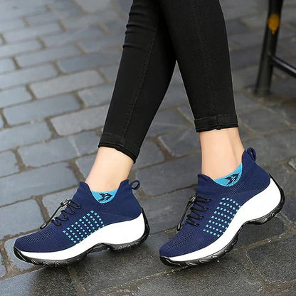 Elarova | Orthopädische Schuhe Sofortige Schmerztherapie bei Plantarfasziitis Dehnbares gestricktes TStoff