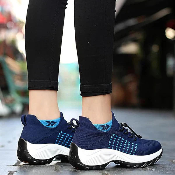 Elarova | Orthopädische Schuhe Sofortige Schmerztherapie bei Plantarfasziitis Dehnbares gestricktes TStoff