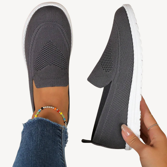 Elarova | Orthopädische Slip-On-Sneakers aus Strick für Damen