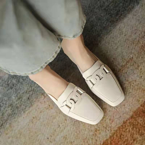Elarova | Orthopädische Slipper Aus Leder