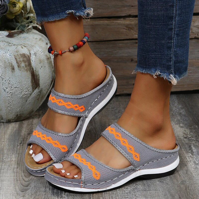 Elarova | Orthopädische Sommerschuhe Damen mit stylischen Design