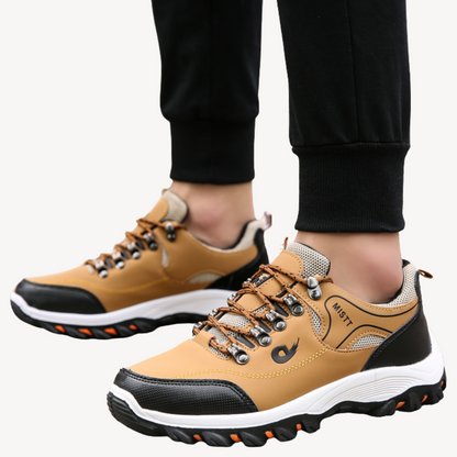 Elarova | Orthopädische Wanderschuhe für Herren aus Leder