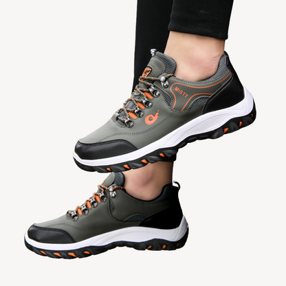 Elarova | Orthopädische Wanderschuhe für Herren aus Leder
