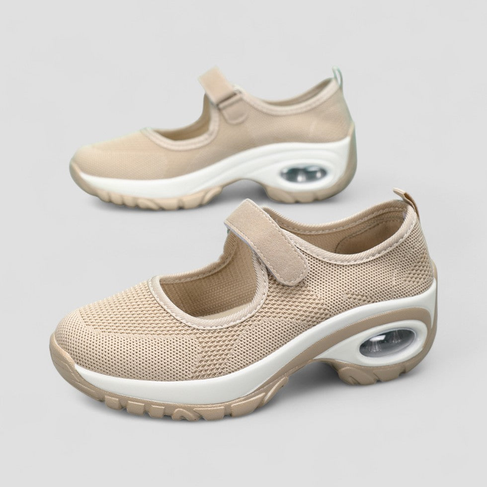 Elarova | Orthopädische, atmungsaktive Wanderschuhe mit Klettverschluss für Damen