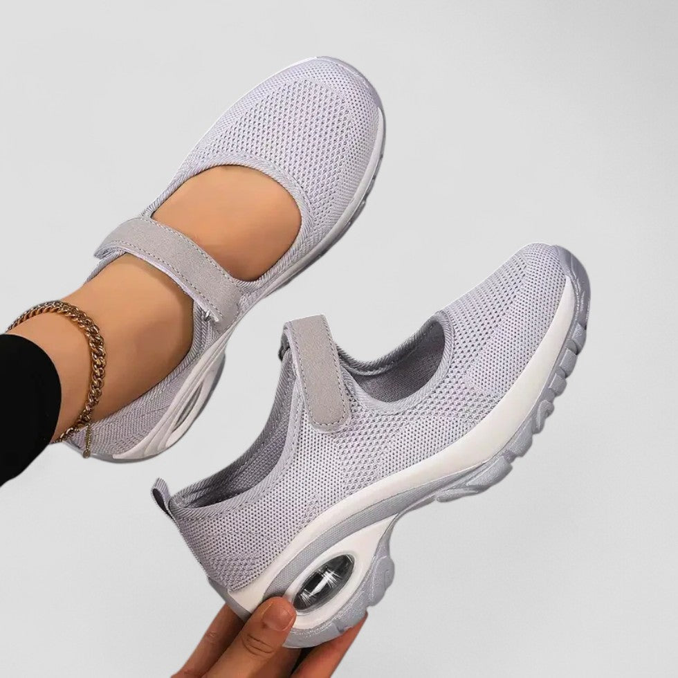 Elarova | Orthopädische, atmungsaktive Wanderschuhe mit Klettverschluss für Damen