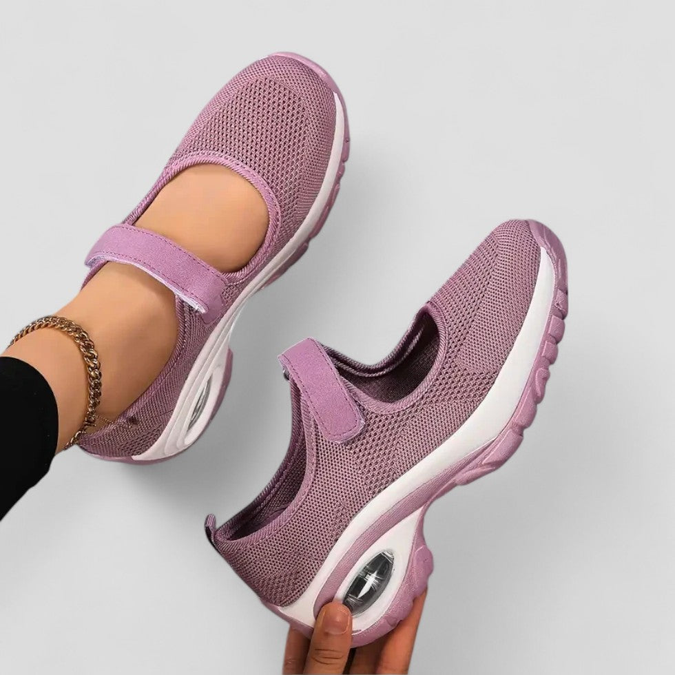 Elarova | Orthopädische, atmungsaktive Wanderschuhe mit Klettverschluss für Damen