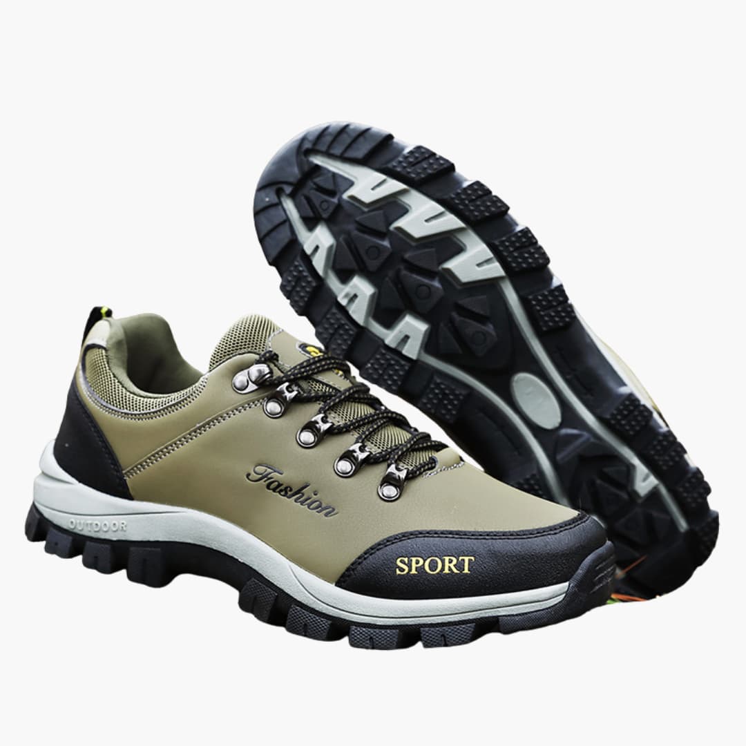 Elarova | Outdoor-Wanderschuhe für Herren mit Schnürverschluss und strukturierter Sohle