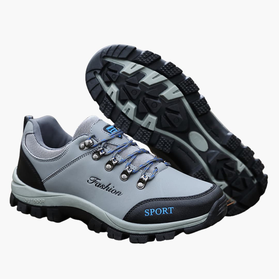 Elarova | Outdoor-Wanderschuhe für Herren mit Schnürverschluss und strukturierter Sohle