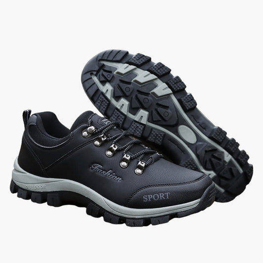 Elarova | Outdoor-Wanderschuhe für Herren mit Schnürverschluss und strukturierter Sohle