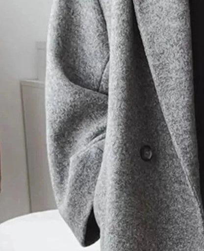 Elarova | Oversize DamenKaschmirMantel Mit Reverskragen