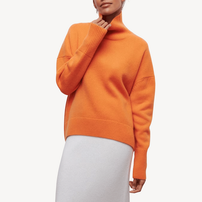 Elarova | Oversize-Rollkragenpullover für Damen