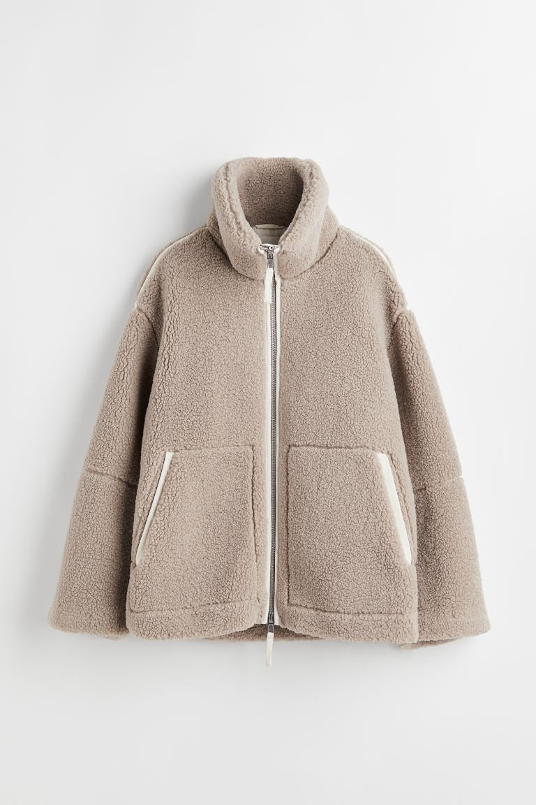 Elarova | OversizeFleecejacke mit entspannter Passform und weichem, warmem Stoff für Frauen