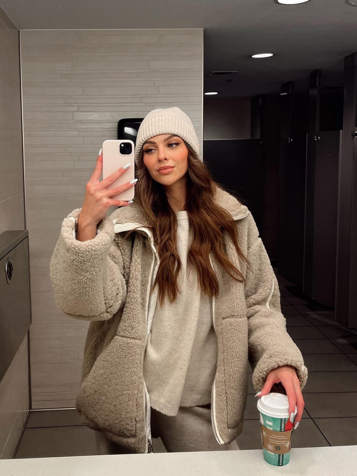 Elarova | OversizeFleecejacke mit entspannter Passform und weichem, warmem Stoff für Frauen