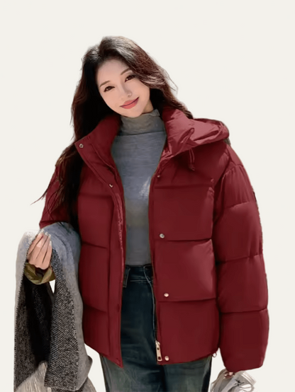 Elarova | Oversized Cropped Steppjacke für Damen