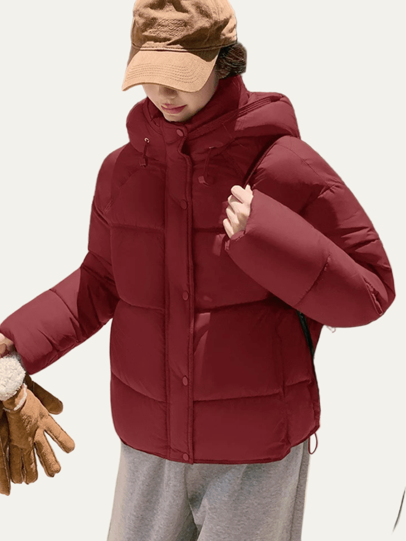 Elarova | Oversized Cropped Steppjacke für Damen
