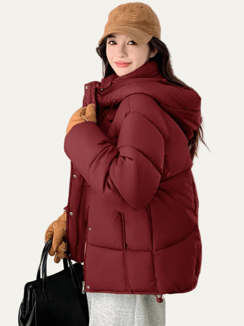 Elarova | Oversized Cropped Steppjacke für Damen
