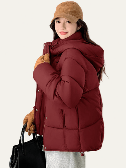 Elarova | Oversized Cropped Steppjacke für Damen