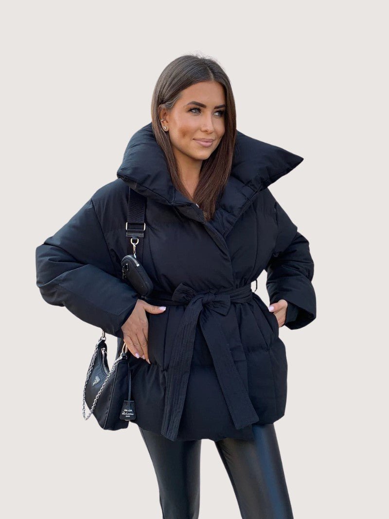 Elarova | Oversized Damen-Wickel-Steppjacke