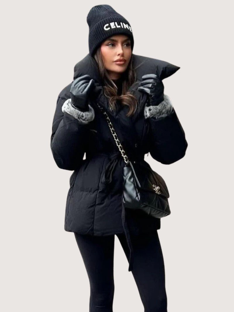 Elarova | Oversized Damen-Wickel-Steppjacke