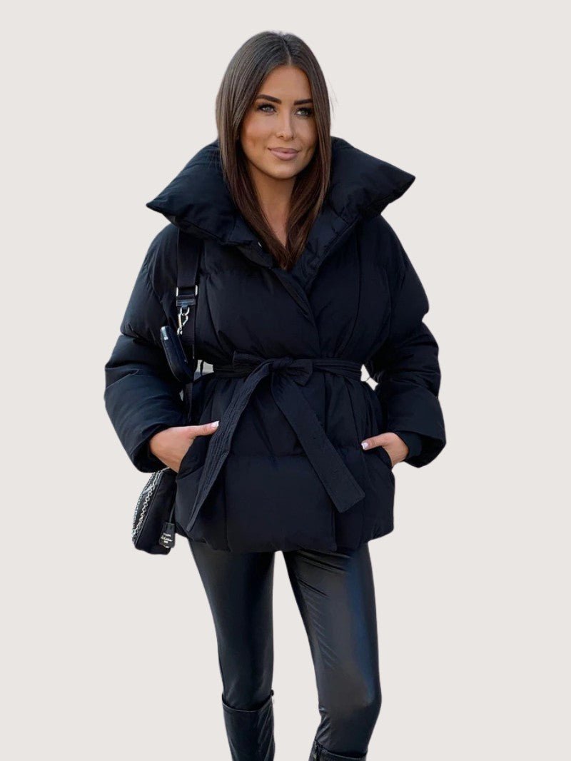 Elarova | Oversized Damen-Wickel-Steppjacke
