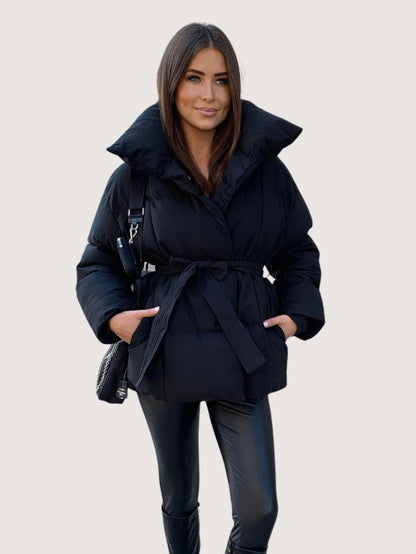 Elarova | Oversized Damen-Wickel-Steppjacke