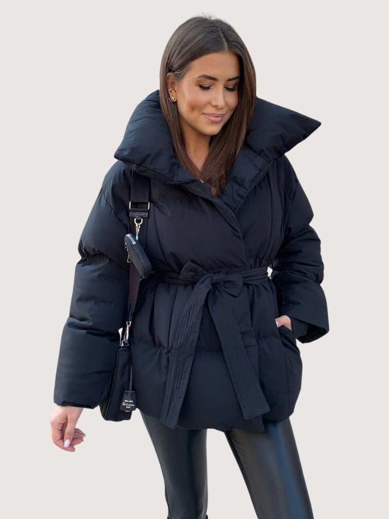 Elarova | Oversized Damen-Wickel-Steppjacke