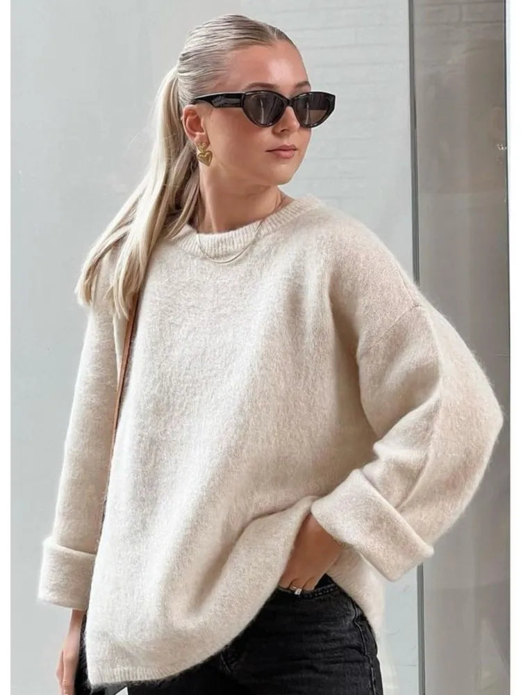 Elarova | Oversized Gestrickter Pullover