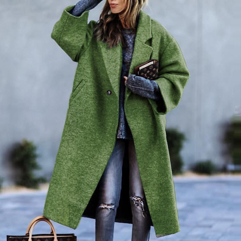 Elarova | Oversized Lang Damenjacke Winterjacke