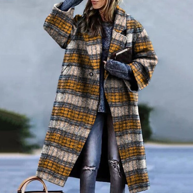 Elarova | Oversized Lang Damenjacke Winterjacke
