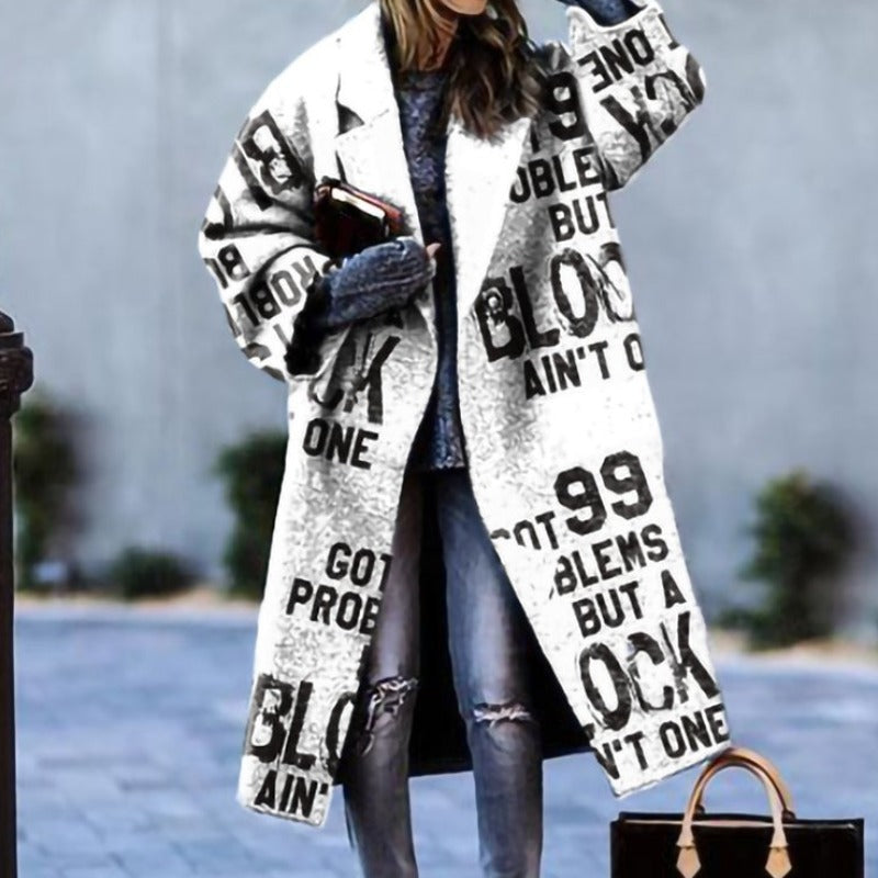 Elarova | Oversized Lang Damenjacke Winterjacke