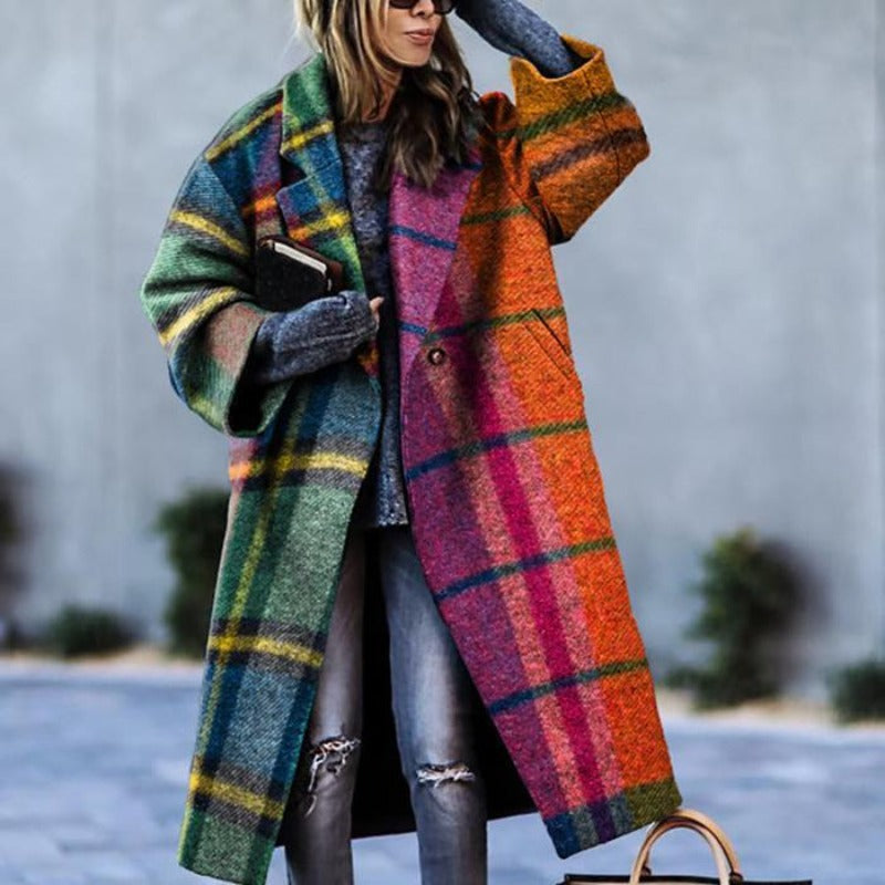 Elarova | Oversized Lang Damenjacke Winterjacke